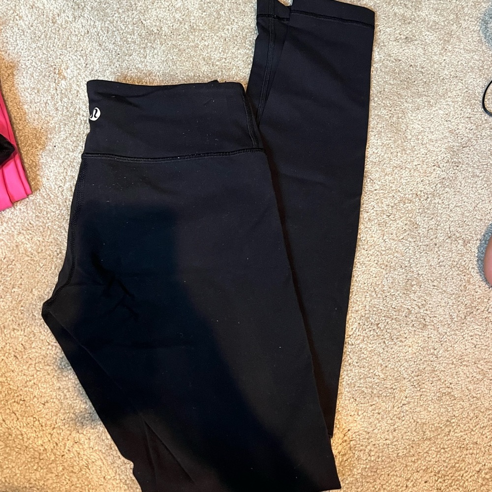 Lululemon Black WunderUnder Leggings